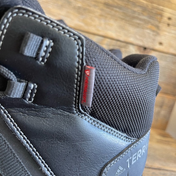 Adidas Terrex Ax2r Beta Mid Climawarm Shoes Mens 11.5 Black Hiking Comfort - Picture 5 of 11